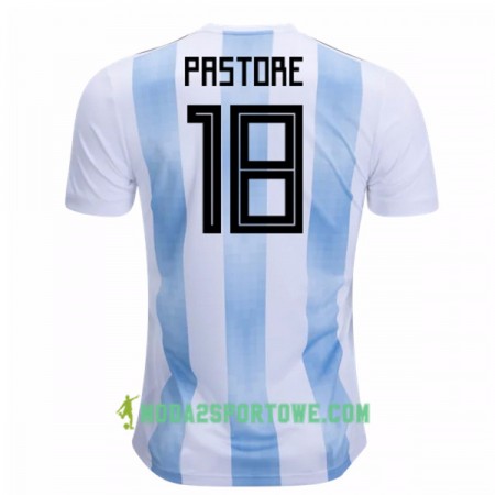 Koszulka Argentyna Pastore 18 Mistrzostwa Świata 2018 Domowe Stroje Piłkarskie